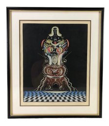 1983 Signed Mikalojus Vilutis Artist's Proof Silkscreen Print, Framed - #C2