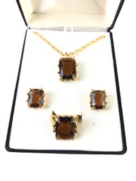 18K Gold Electroplated Jewelry Set - #JC-L