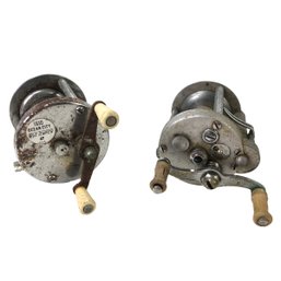 Pflueger Nobby No. 1963 & Ocean City True Temper 1610 Casting Reels - #FS-6