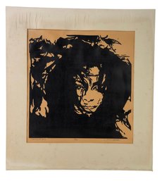 Signed L. Jack Agnew 'Female #1' Portrait Limited Edition Lithograph, No. 16/50 - #S28-2