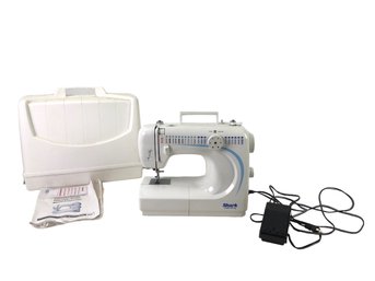 Shark Euro Pro Sewing Machine (Model 384) With Hard Case & Instruction Manual - #S18-1
