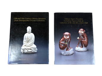'Chinese Export Porcelain' & '17th And 18th Century Chinese Porcelain' Hardcover Books - #S1-1
