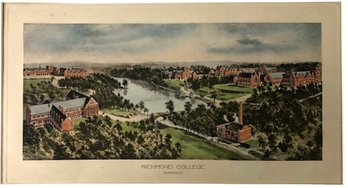 Richmond College, Richmond VA Engraving - #S11-4L