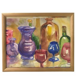 Still Life Watercolor Painting, Madlyn Ann Crawford-Woolwich (American, 1932-2019) - #A6