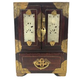 Vintage Chinese Rosewood Jewelry Box - #S8-2