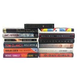 Collection Of Suspense & Historical Fiction Hardcover Books - #S6-1