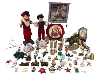 Large Collection Of Christmas Decor: Ornaments, Animated Figures & More  - #S16-F
