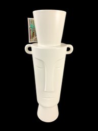 Sporvil Ceramic Vase, Made In Portugal (NEW) - #S8-2