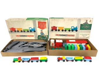 Vintage Child Guidance Railroad Set & Tracks - #S2-3