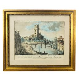 Prospect Of The Specola Of Padua, Italy Hand Colored Engraving - #A4