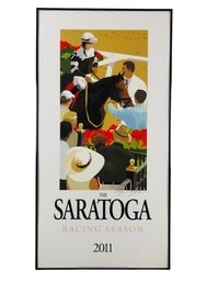 Gregory Montgomery Signed 2011 Saratoga Winner's Circle Poster - #S13-F
