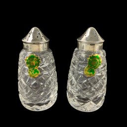 Waterford Crystal Glandore Salt & Pepper Shakers With Original Box - #FS-3