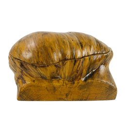 Carved Burl Wood Storage Box - #FS-2