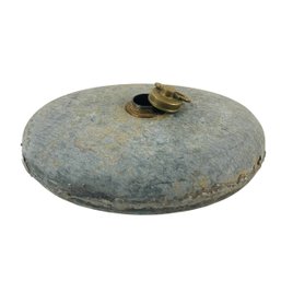 Victorian Metal Bed Warmer With Brass Stopper - #FS-2