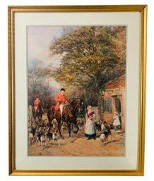 The Tollgate By Heywood Hardy Gilt Framed Art Print - #SW-10