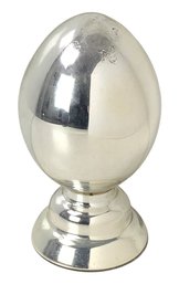 Vintage Mercury Glass Art Deco Egg On Pedestal - #FS-7