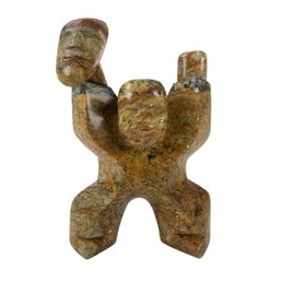 Alaskan Inuit Carved Soapstone Figure, Signed John Hensley - #FS-5