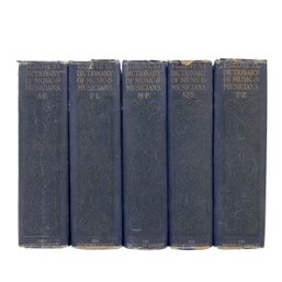 Grove's Dictionary Of Music & Musicians, 1911 Reprint (5-Volume Set) - #S9-2
