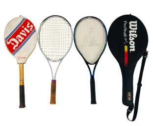 Tennis Rackets: Wilson Pro Staff Classic, Wilson Ceramic 110, Davis Imperial & ProKennex - #S4-4