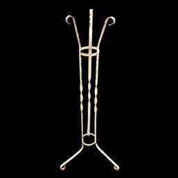 Antique Wrought Iron Plant Stand - #FF