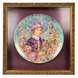 Flower Girl Of Provence Edna Hibel Limited Edition Commemorative Plate (Germany) - #S11-3