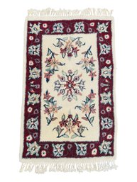 Oriental Floral Medallion Throw Rug - #S15-1