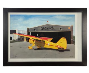 'Tribute To A Legend' 1938 Stinson Reliant Signed Sam Lyons Limited Edition Print - #S13-F