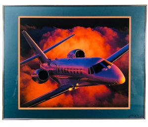 Cessna Citation Sovereign Jet Lithograph - #S13-F