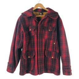 Vintage Woolrich Woolen Mills Plaid Hunting Jacket, Men's Size 42 - #CR