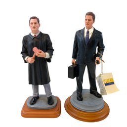Vanmark Limited Edition Figurines: Insurance Agent & Poetic Justice - #FS-5
