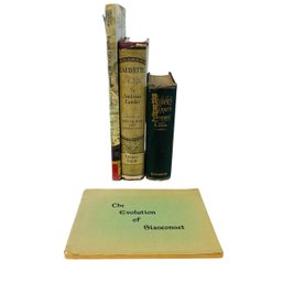 1875 Robert Burns's Poems, 1912 Evolution Of Siasconset, 1936 Lafayette & More - #S3-2