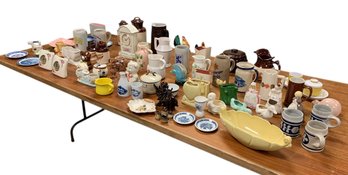 Pottery Collection: Henriot Quimper, McCoy, Porsgrund Norway, Royal Copenhagen - #S24-2