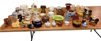 Pottery & Beer Steins: Delft, Franciscan, German, McCoy, Weller & More - #S3-4