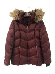 Nautica Hooded Puffer Jacket, Women's Size M - #CR