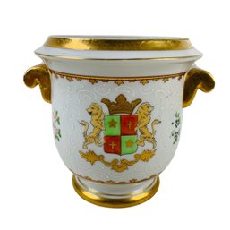 Old Paris Hand Painted Porcelain Jardiniere Pot - #FS-3