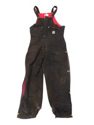 Carhartt Quilt Lined Bib Overalls Men's Size 44 X 32 - #LFT