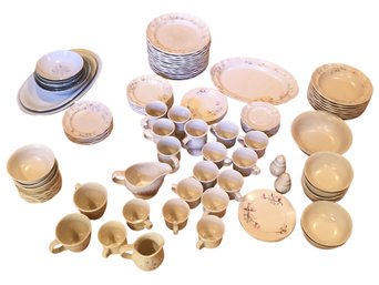 Pfaltzgraff Tea Rose Set, Treasure Chest Bavaria Germany & Homer Laughlin Plates - #LFT