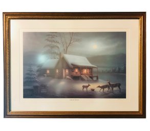 Ronald J. Lougue Signed Limited Edition Print, 'Lakeside Retreat' With COA - #DR