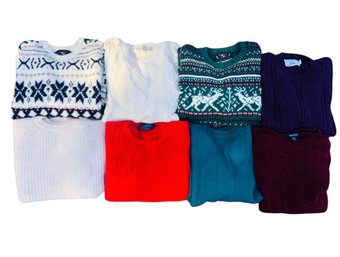 Collection Of Men's Sweaters: Vintage L.L. Bean, John Ashford, Nautica & More - #GRG