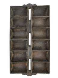 19th Century Cast Iron #11 French Roll Pan - #S16-1