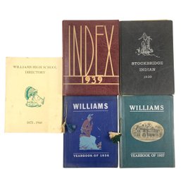 1930s Williams High School Stockbridge, Massachusetts Yearbooks, Directory & Index - #S3-3