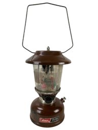 Vintage Coleman Model 275 Lantern With Pyrex Glass Picket Fence Globe - #S14-2