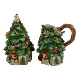 Spode Christmas Tree Creamer & Sugar Bowl Set - #FS-6