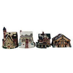 Christmas Village Houses: Caldor Church' 9, Kathy Hatch Toy Shop, Holiday Expressions & More - #S2-1