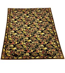 Stark Avon Lake Rosy Brown Wool Needlepoint Rug (9X11) - #BR