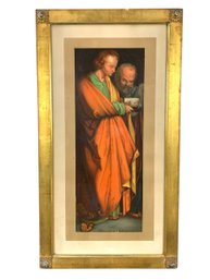 The Apostles St. John & St. Peter Chromolithograph By C. Schultz & Godefroy Engelmann - #A3