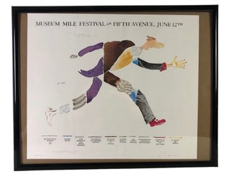 Museum Mile Festival On Fifth Avenue, June 12th Poster By R.O. Blechman - # S13-F