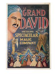 Le Grand David And His Own Spectacular Magic Company Poster - #S23-5