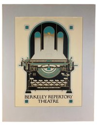 Berkeley Repertory Theater Poster Offset Lithograph Designed By David Lance Goines - #B2-F