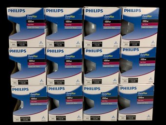 Philips DuraMax 100W Soft White Globe Bulbs (NEW) - #S7-2